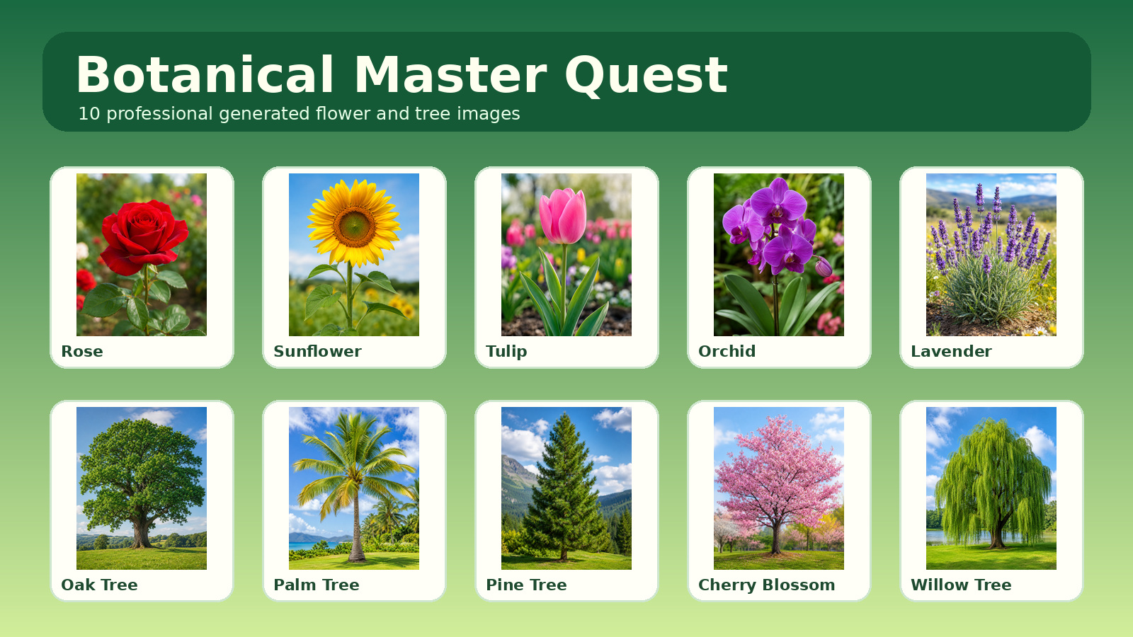 Botanical Master Quest