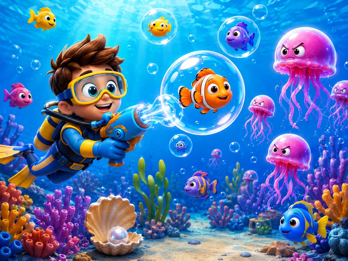 Ocean Bubble Catch cover
