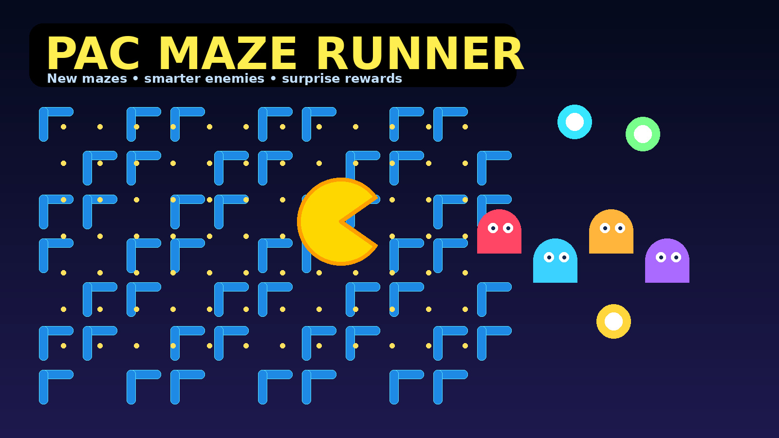 Pac Maze Runner game cover